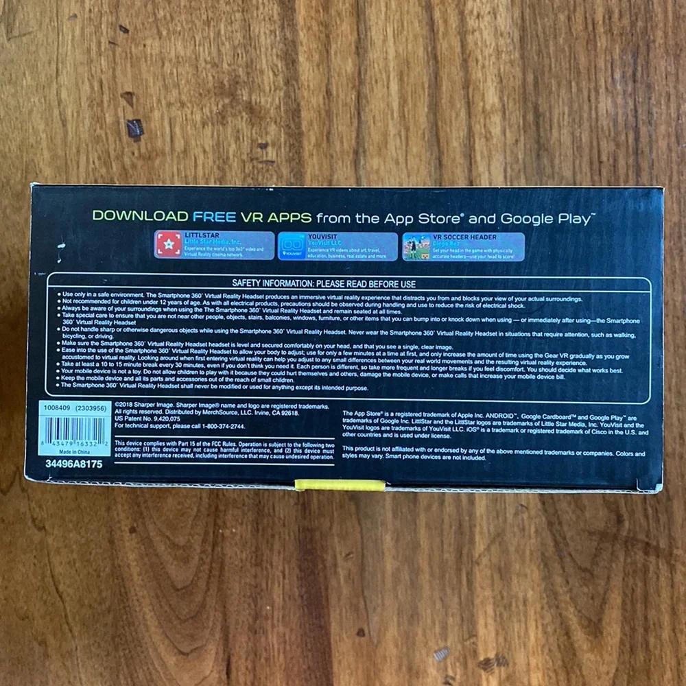 Sharper image virtual reality With controller